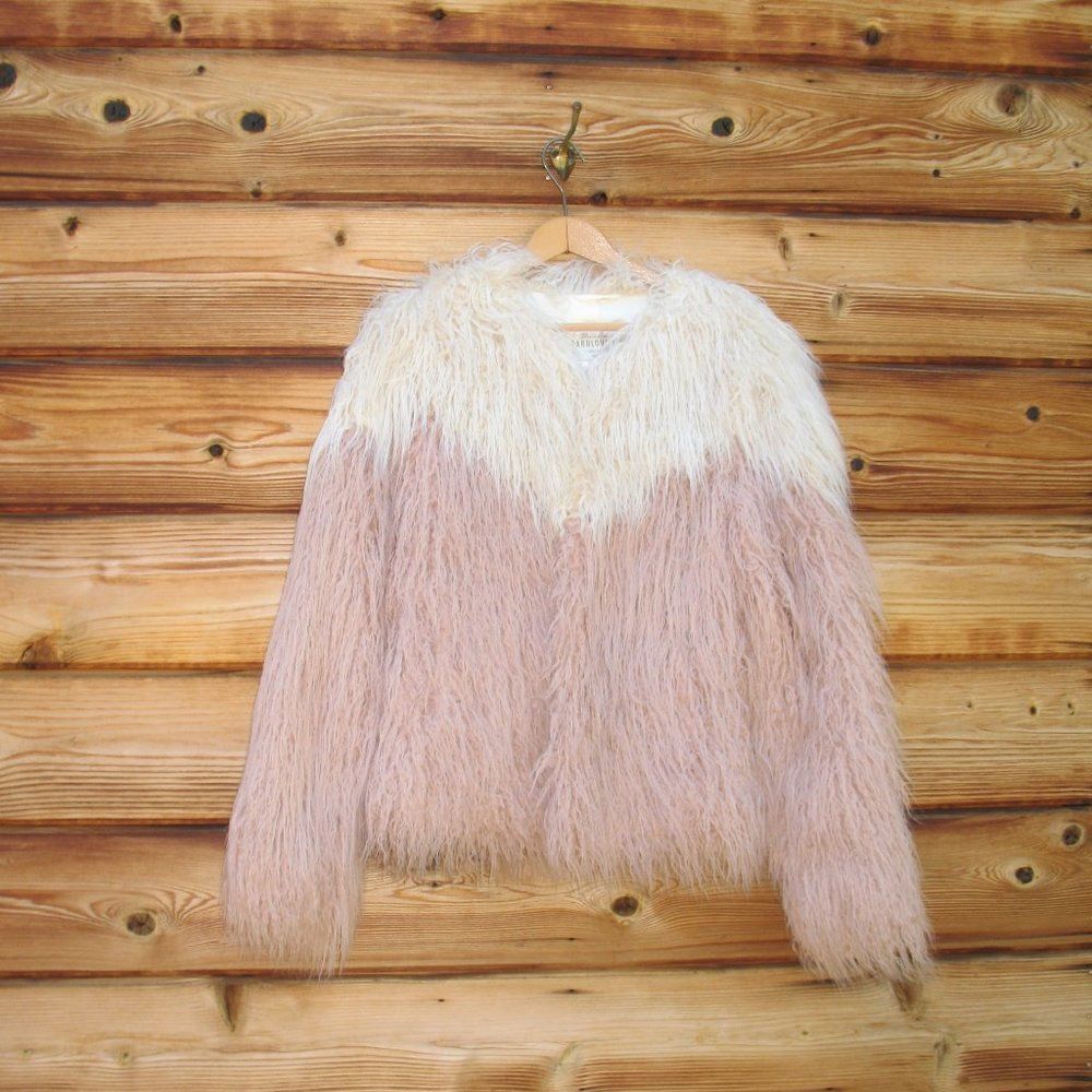 Donna Salyer Fabulous Furs Faux Mongolian Lamb Jacket - Picture 4 of 14